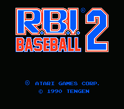 R.B.I. Baseball 2 title screenshot